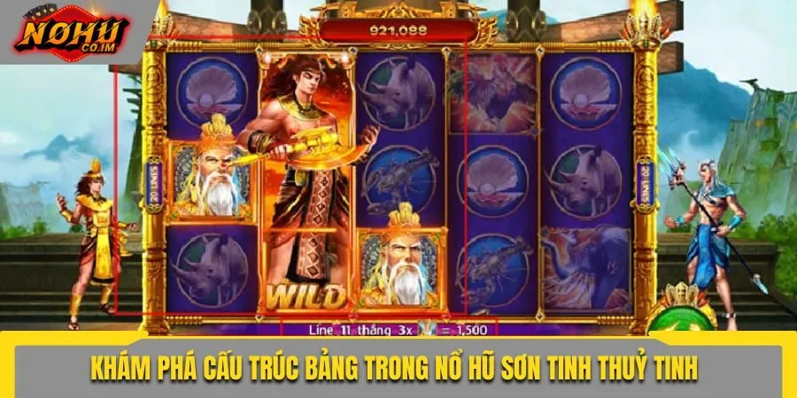 Khám phá cấu trúc bảng trong nổ hũ Sơn Tinh Thuỷ Tinh